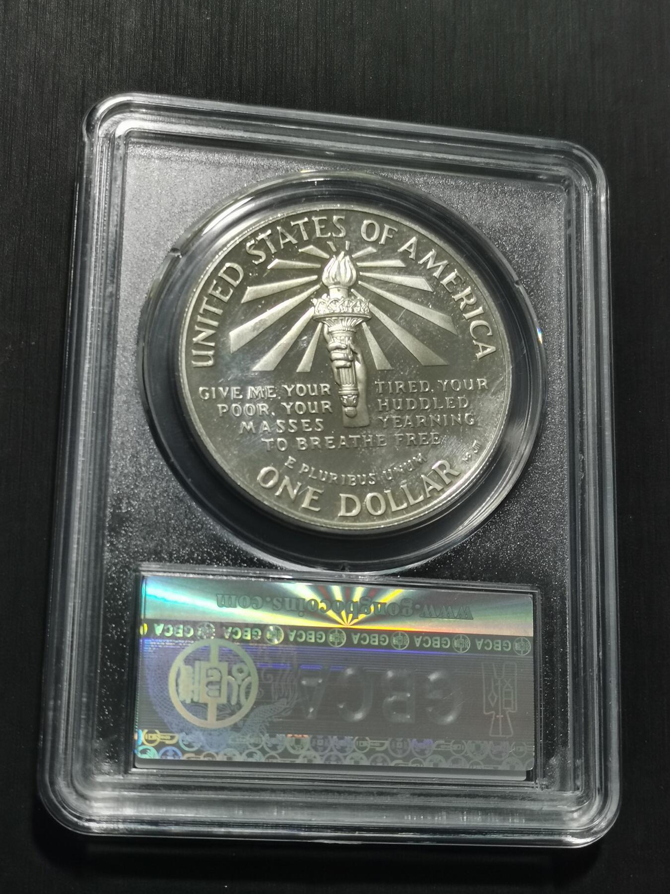 天下钱庄专场欢迎参拍 美国自由女神像一美元银币