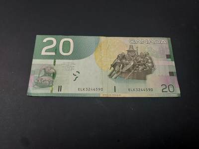 博彦收藏  4月25日 8点  钱币专场 加拿大女皇20元 流通品