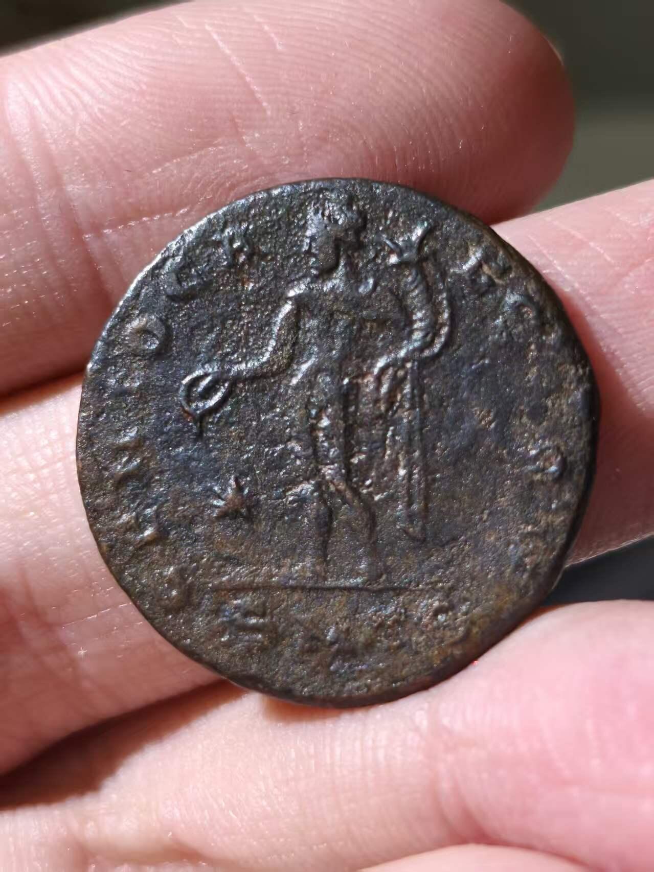 星盘世界钱币拍卖低佣金福利场(不直播) 康斯坦丁大帝富利。公元308至310铸于萨罗尼加厂。正面币文CONSTANTINVS FIL AVGG，背面币文GENIO CAESARIS。