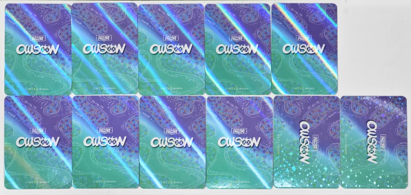 白泽拍卖卡牌手绘专场第35期（问东城春色，正谷雨，牡丹期） 2025 鹰之天空 waiwai owson 11张  彩闪