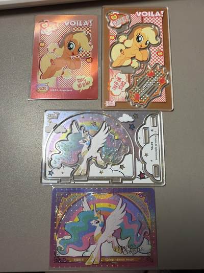 麦趣喜第六场   (4月17号周五晚上22点截拍，专注买家市场，福利拉满)  - 卡游 小马宝莉 友谊绘影 2张 隐藏+普款