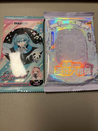 麦趣喜第六场   (4月17号周五晚上22点截拍，专注买家市场，福利拉满)  - 卡游周边 初音立牌+谷美相框 未拆全新