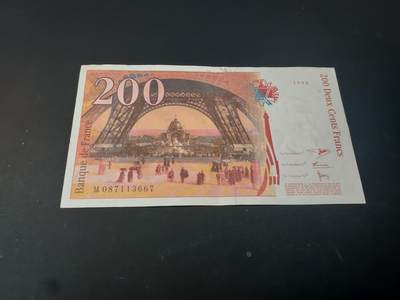 博彦收藏  4月25日 8点  钱币专场 法国 200法郎 流通好品