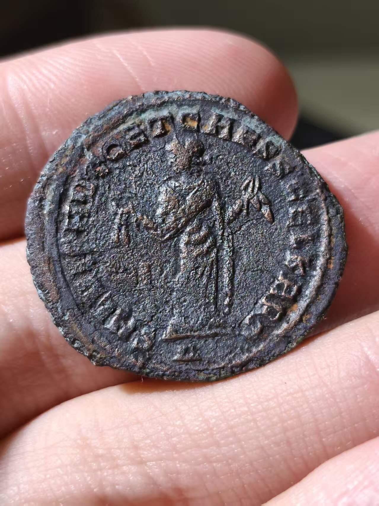 星盘世界钱币拍卖低佣金福利场(不直播) 马克西米努斯戴亚富利，铸造于公元306年迦太基厂。