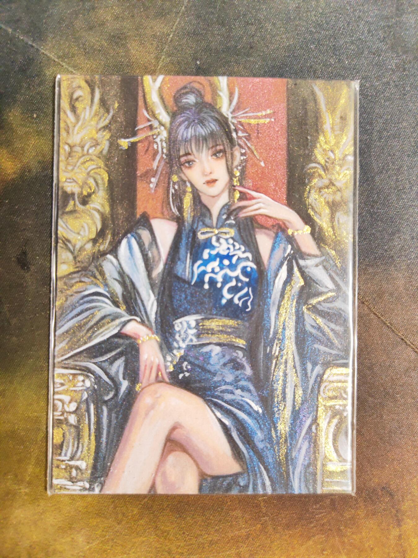 第111期阳大大卡牌拍卖第111期（持续收拍品，周五晚上九点截拍，进群福利早知道） 【手绘卡】7西 万圣公主  600元每盒手绘盒里拆出 绝色手绘卡1/1