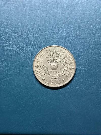 松南世界钱币——260414 意大利200里拉纪念币2