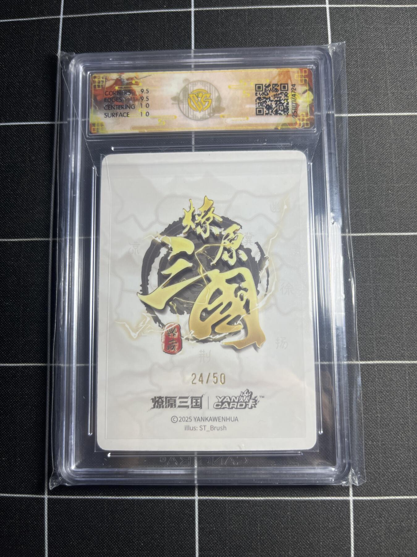 欢迎送拍、零成本上架，释放现金流，合理分配上拍卡品 【浮雕折光24/50】ST刷子 大乔（异画） 10g 焱卡文化＆燎原三国