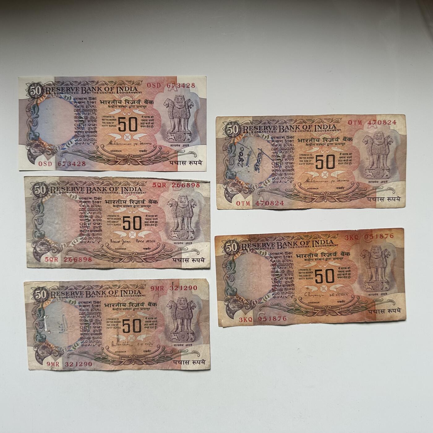 🌹外币初藏🌹🐯2026年第42场   每周二四六晚8️⃣点  印度 50卢比 10张一组