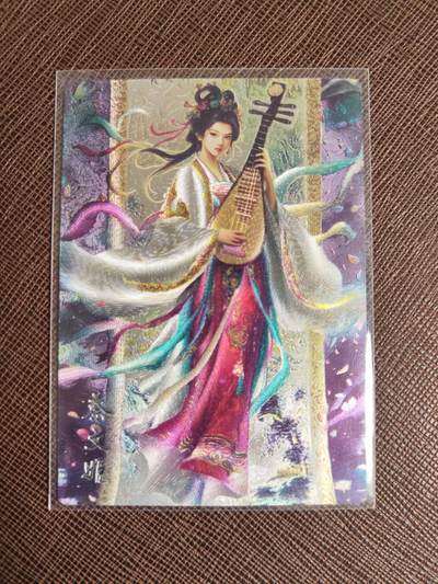 第111期阳大大卡牌拍卖第111期（持续收拍品，周五晚上九点截拍，进群福利早知道） - 【亲签】潮玩至上 三国群星谱 夜叉 蔡琰 亲签粗闪