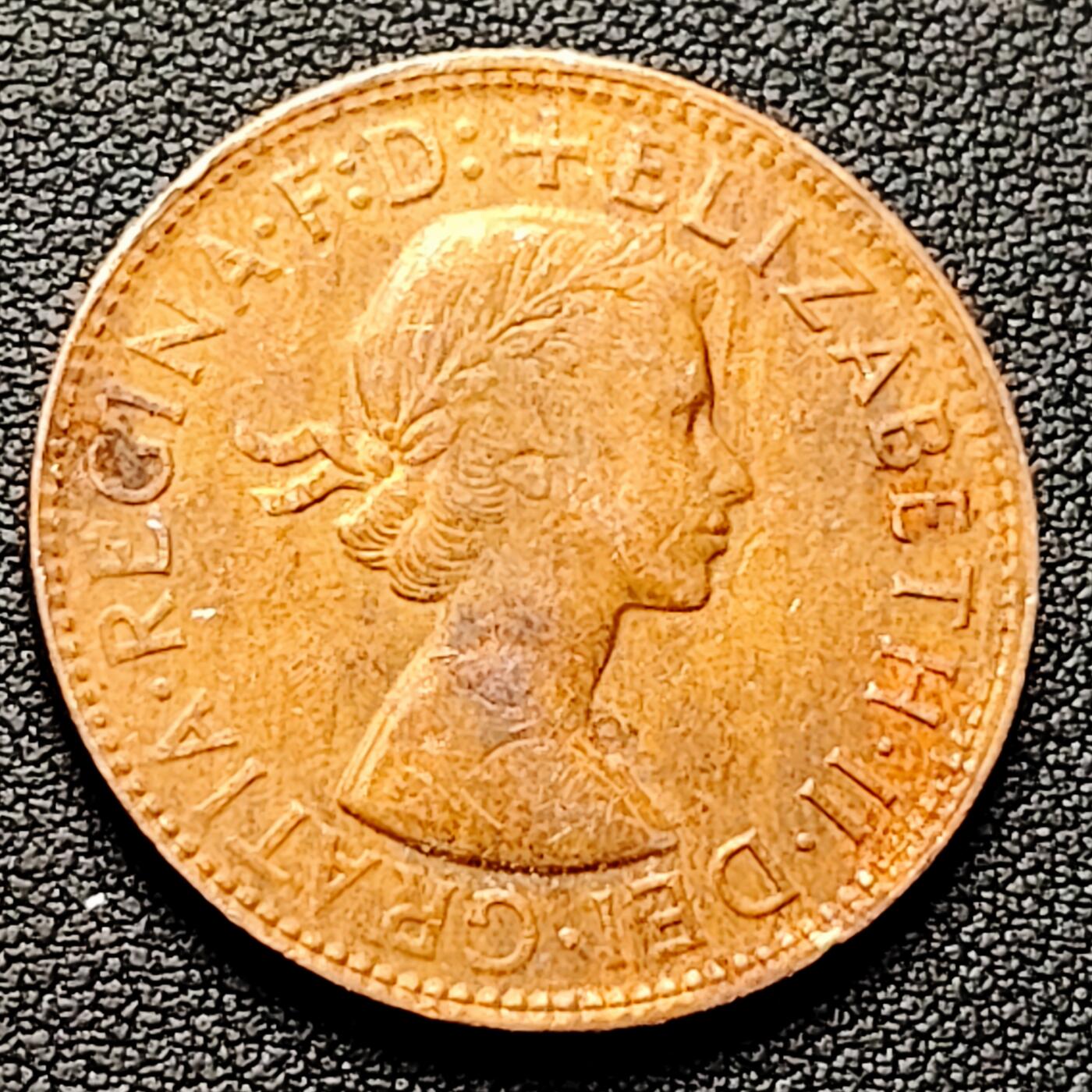 泉币菌-第226场-拍品多 请提前出价 袋鼠 1961 英属澳大利亚 1便士大铜币 31MM