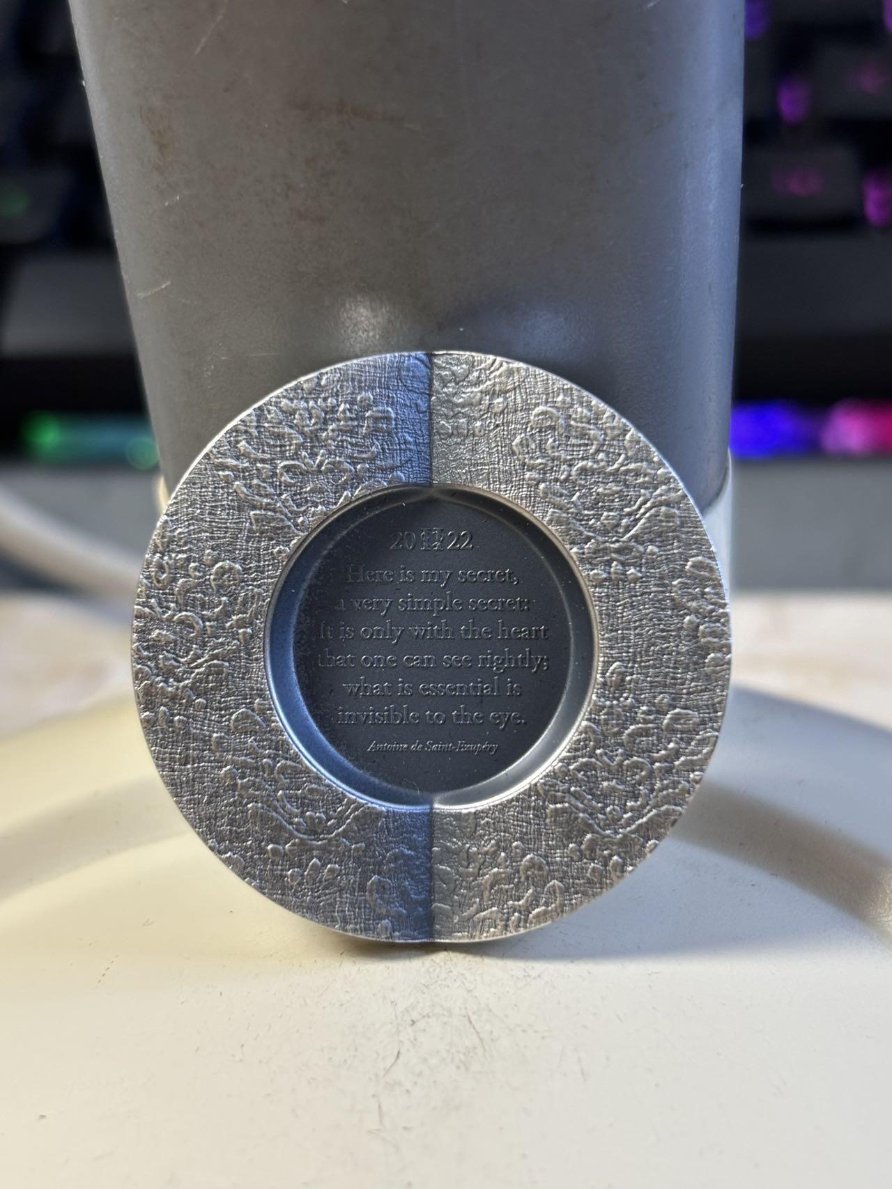 第197期拍卖 库克2022年5元高浮雕仿古银币 秘密的心 1盎司999银 发行量:2022 盒证全