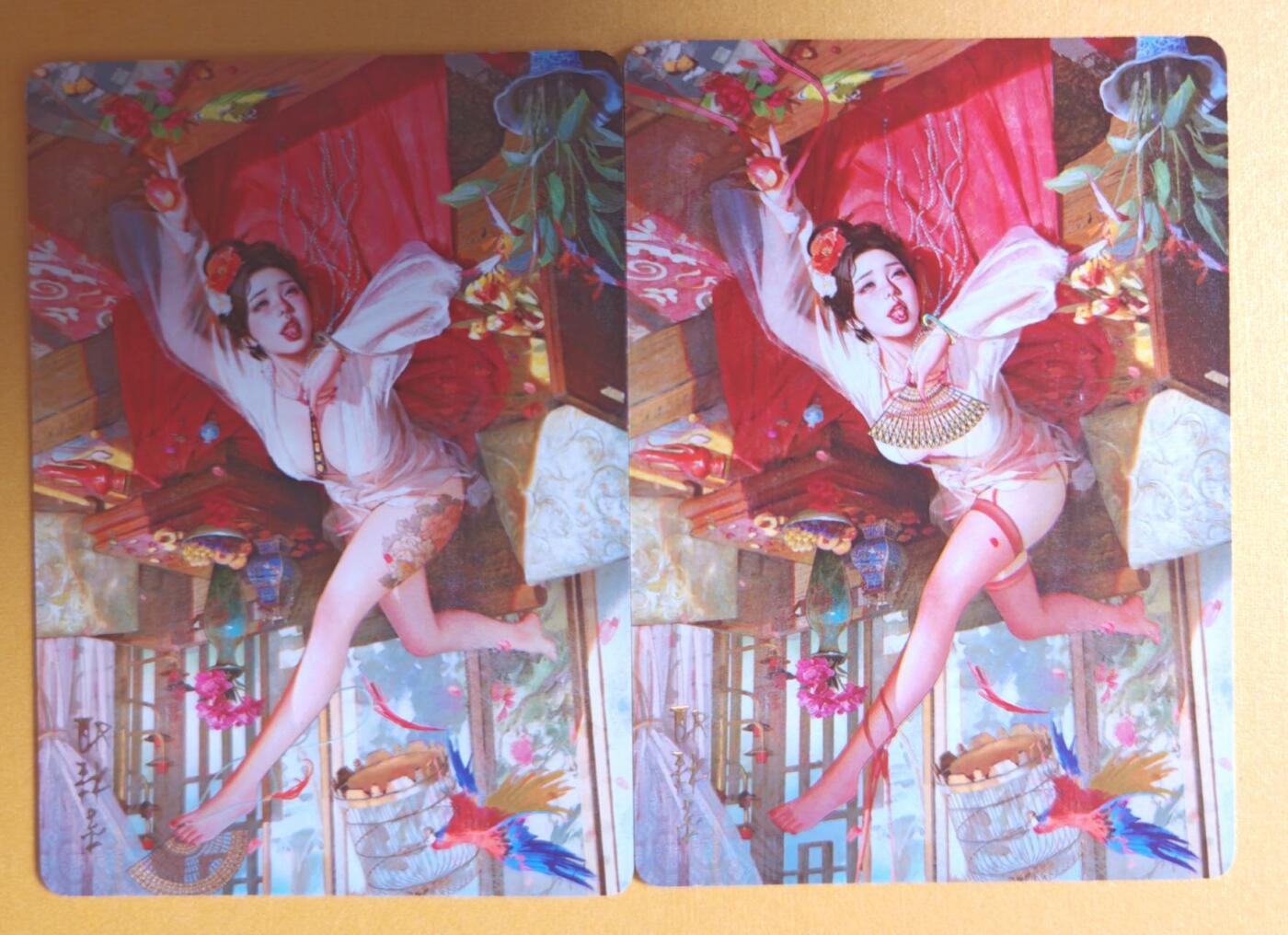 趣卡卡拍No.28期（无佣金免手续费，分享成交有奖） 【普卡】焱卡文化-刷子 人间传 李桂姐 普卡双服饰2张