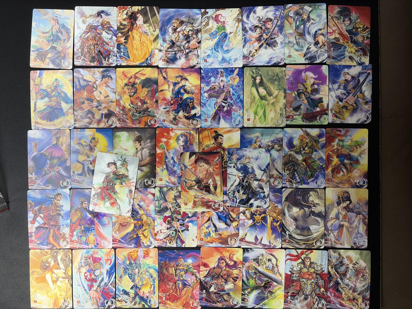 NO.30 好又多金牌大场，每周一站式配齐，方便凑单！（周6晚9点截拍，卖家送拍0抽成！） 自制 卡游三国 全套高帧光栅 43张
