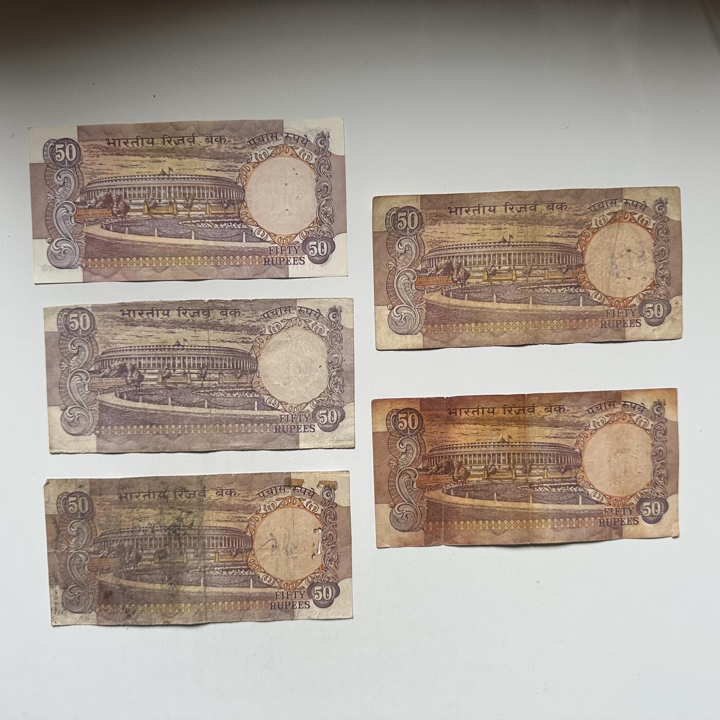 🌹外币初藏🌹🐯2026年第42场   每周二四六晚8️⃣点  印度 50卢比 10张一组