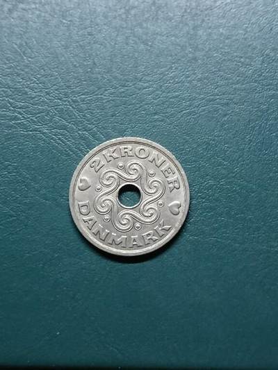松南世界钱币——260414 丹麦2克朗