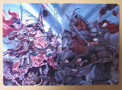 趣卡卡拍No.28期（无佣金免手续费，分享成交有奖） - 【粗闪】超吉梦 林家扬 历代五虎特卡 张导绘《巾帼烈女》粗闪特卡-瓦氏夫人+杨妙真1套2张