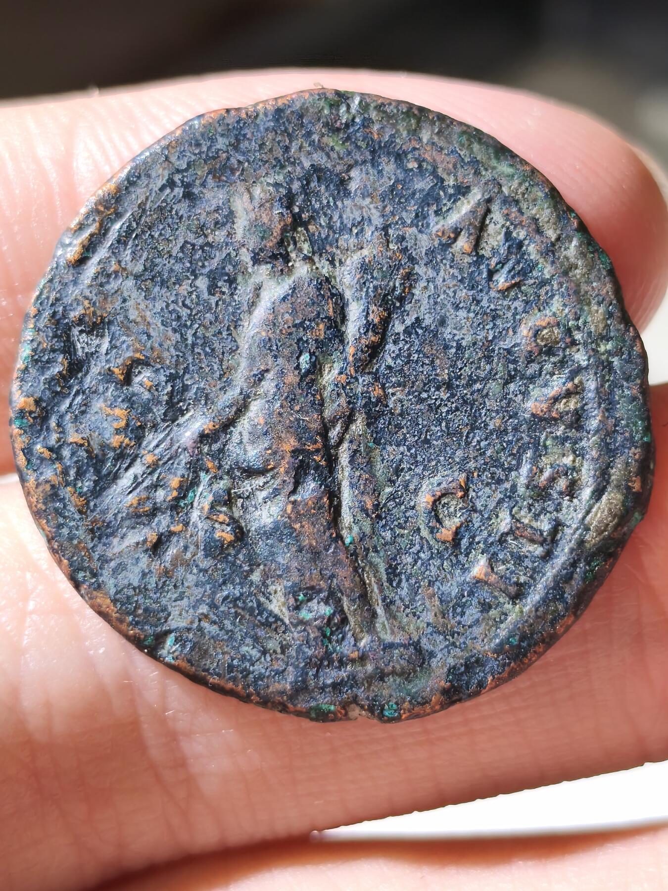 星盘世界钱币拍卖低佣金福利场(不直播) 罗马帝国 公元81-96年 图密善 阿斯大铜币，正面为图密善头戴桂冠右侧像，铭文：IMP CAES DOMIT AVG GERM COS V CENS PER PP