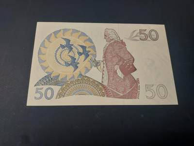 博彦收藏  4月25日 8点  钱币专场 1989 瑞典 50克朗UNC