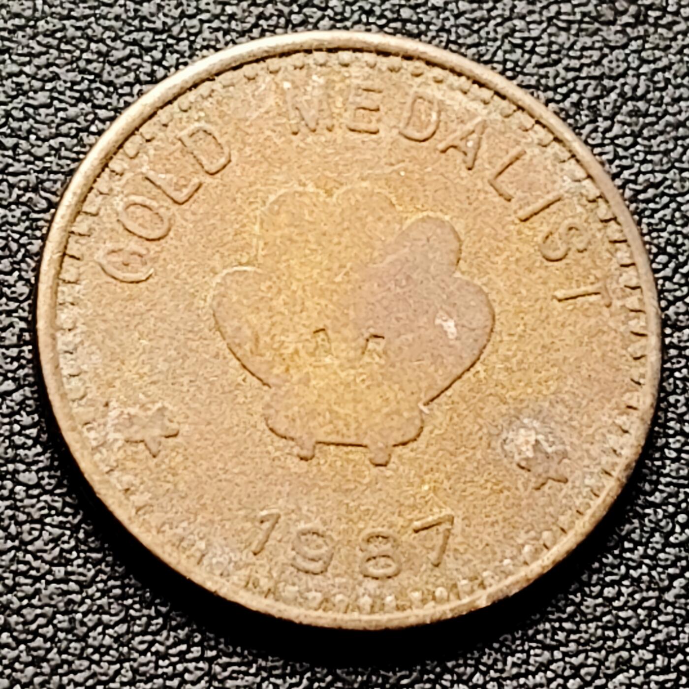 泉币菌-第226场-拍品多 请提前出价 1987年 商业娱乐代用币