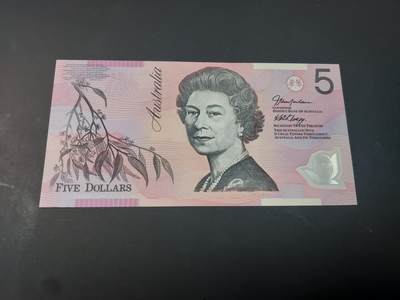 博彦收藏  4月25日 8点  钱币专场 澳洲 女皇5元 UNC 