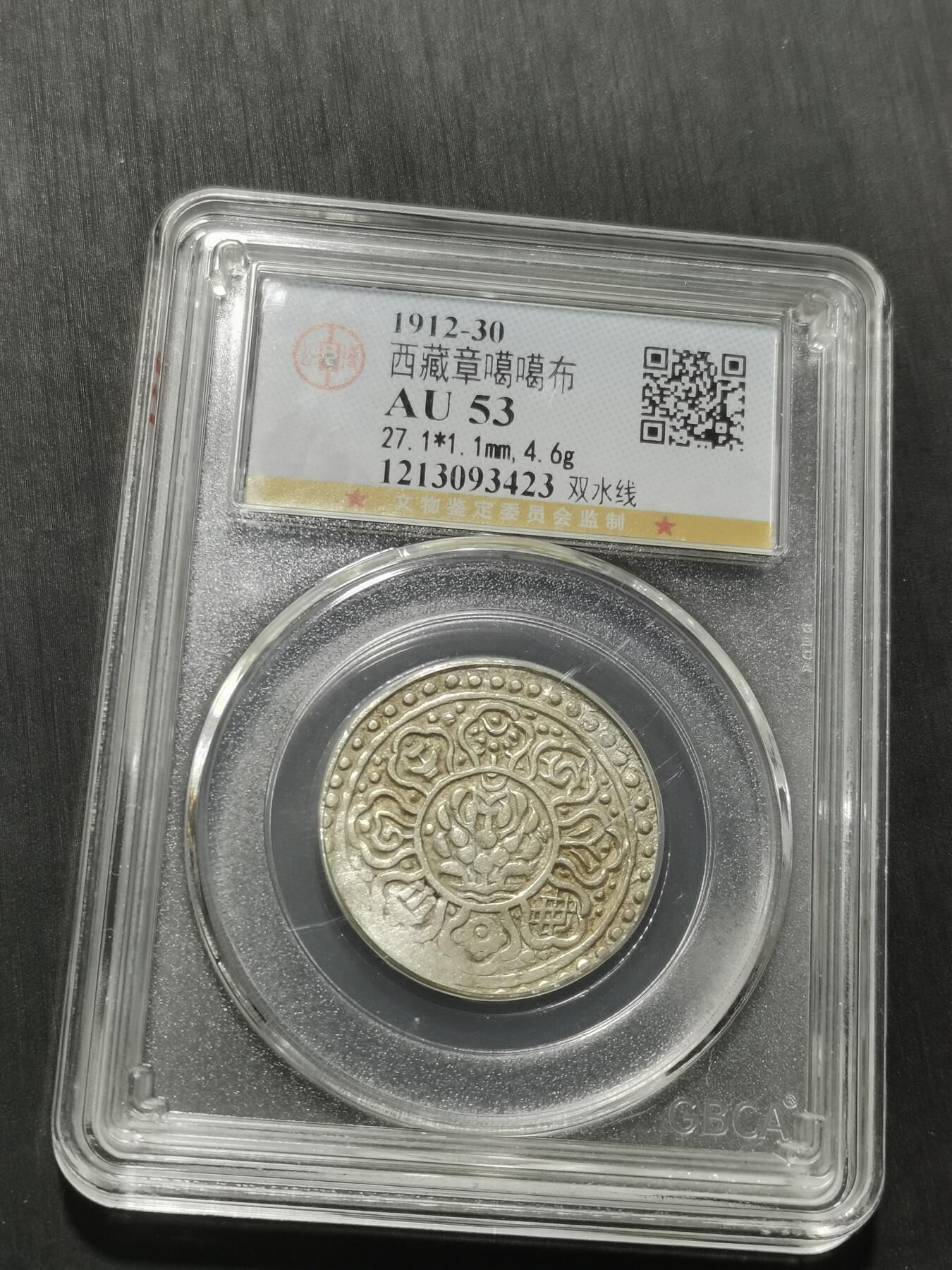 天下钱庄专场欢迎参拍 西藏章噶银币