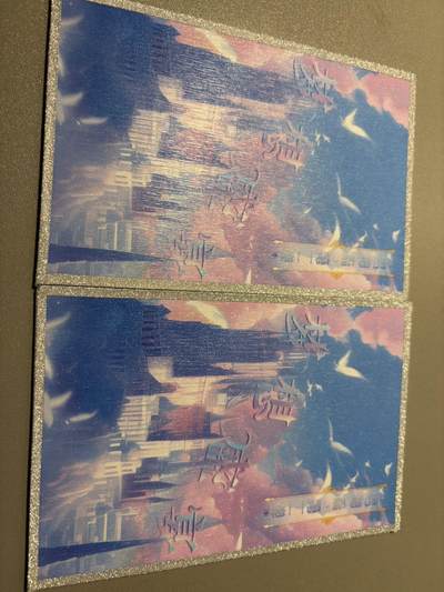 麦趣喜第六场   (4月17号周五晚上22点截拍，专注买家市场，福利拉满)  梦想盛宴 色纸一对