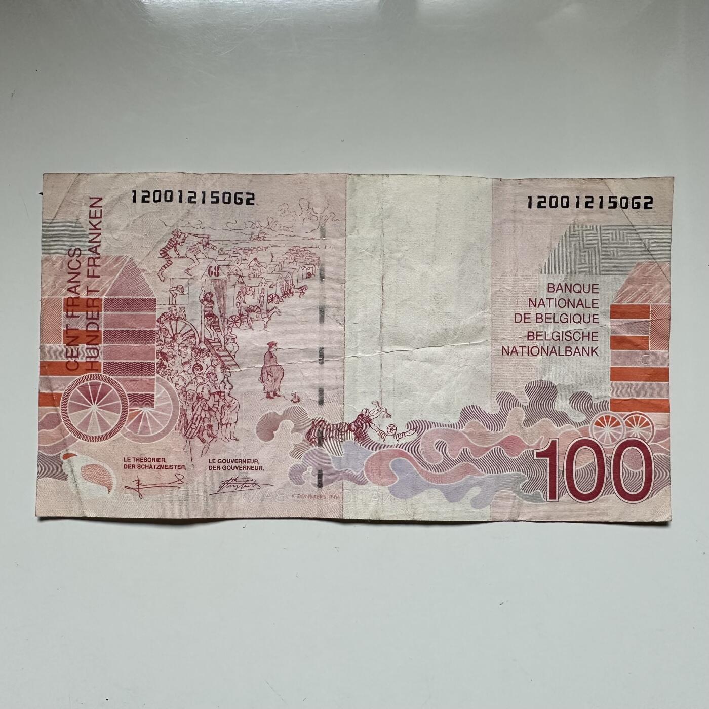 🌹外币初藏🌹🐯2026年第42场   每周二四六晚8️⃣点   比利时1995年版100法郎