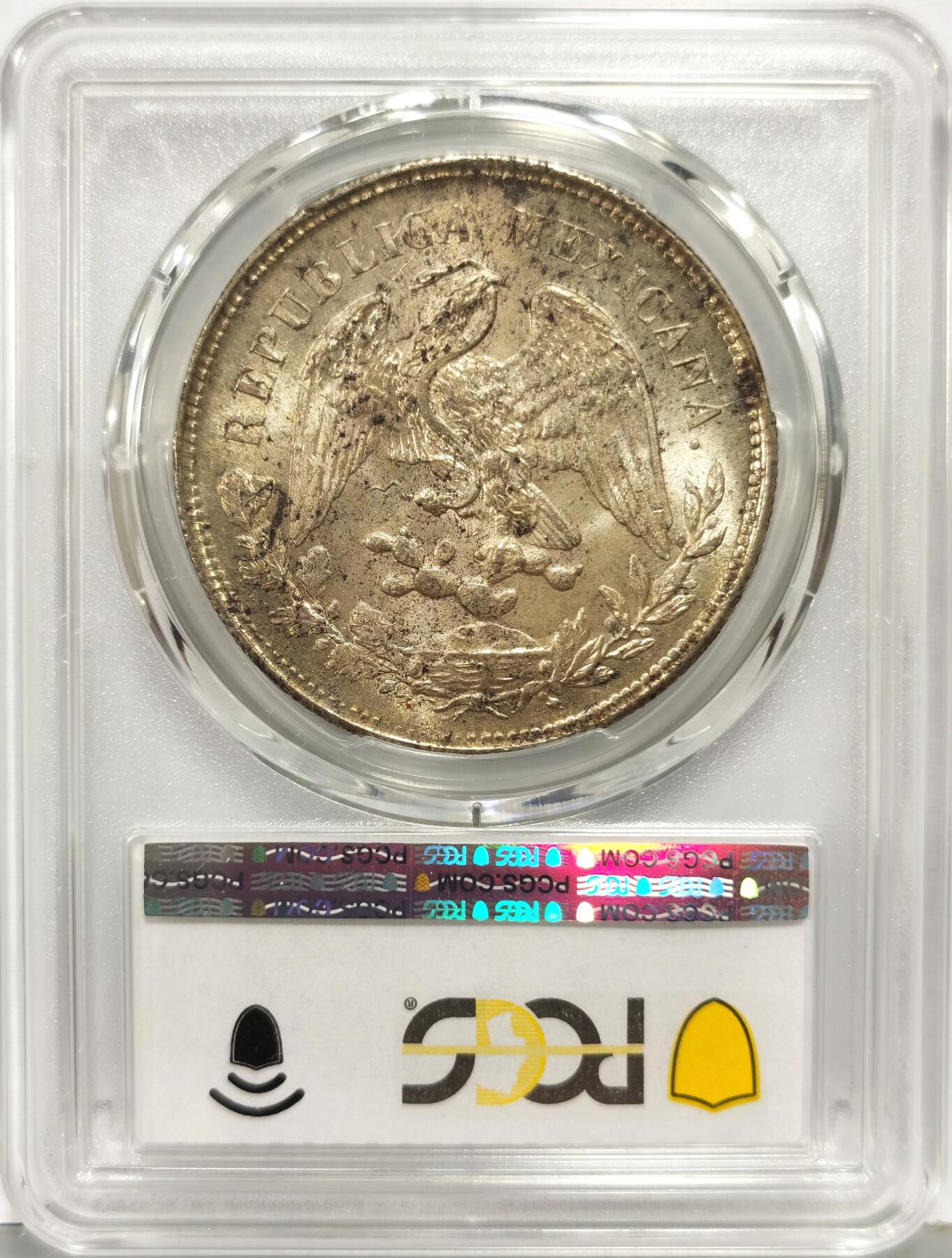博洋堂世界钱币拍卖第168期（全场包邮） PCGS MS63 墨西哥1902年ZS FZ版直边鹰洋，原味转光，状态低评