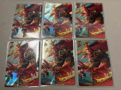 麦趣喜第六场   (4月17号周五晚上22点截拍，专注买家市场，福利拉满)  【12张】卡游王者荣耀十周年纪念卡 孙悟空 角色卡 圆角厚卡 卡机原膜