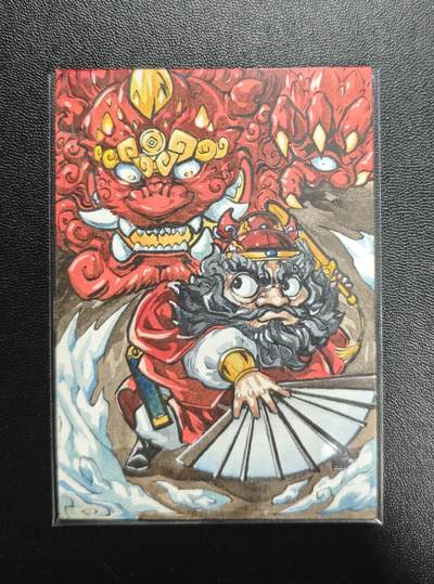 天玑星卡拍第188期《4.20周一截拍》持续收拍收评中 满赠卡需备注 - 【手绘卡】Rubick 钟馗 手绘卡