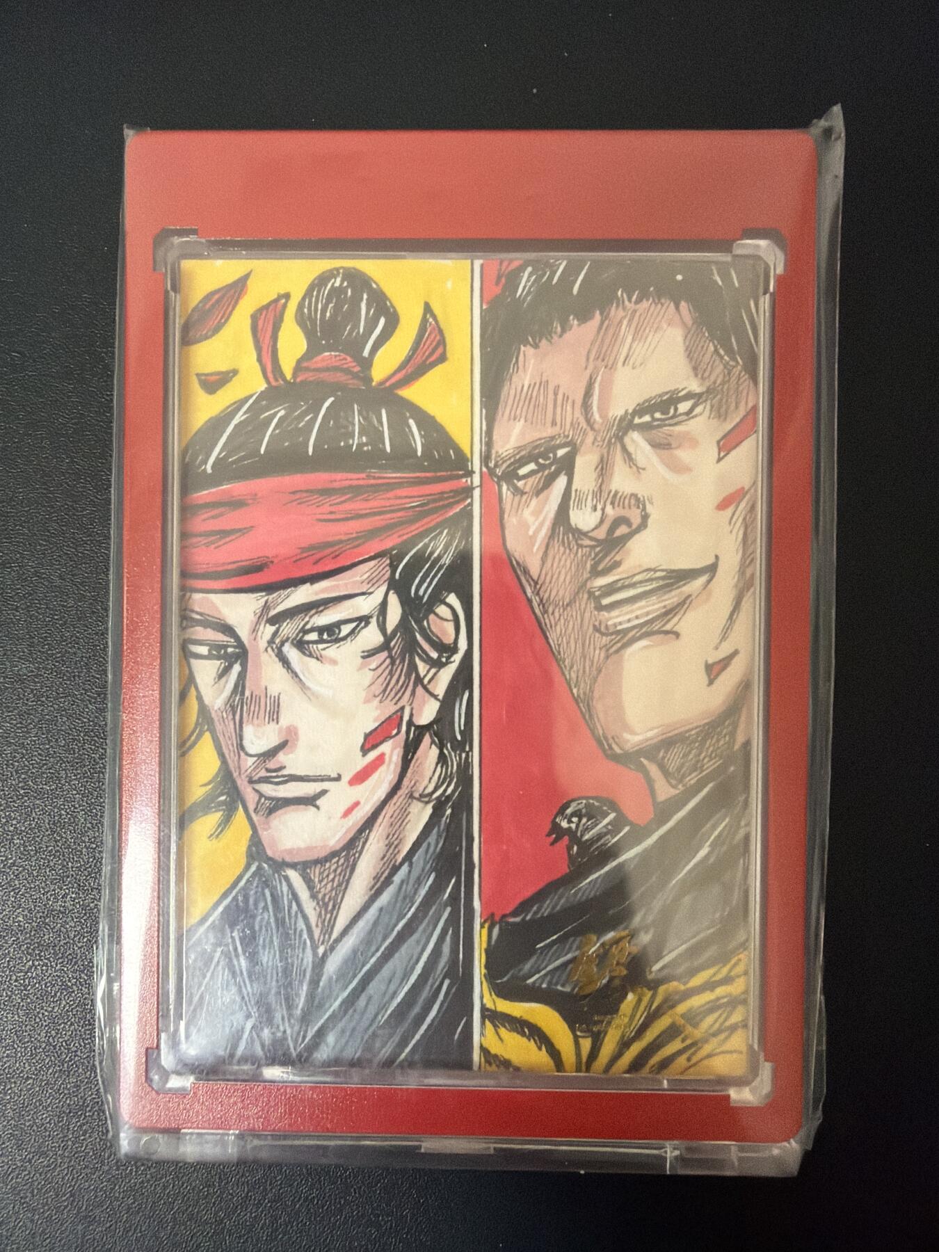 NO.30 好又多金牌大场，每周一站式配齐，方便凑单！（周6晚9点截拍，卖家送拍0抽成！） 【1/1手绘卡】卡星时代 阿博老师签绘 正版镖人手绘卡【血洗前尘恩义断，心持孤勇道恒长】