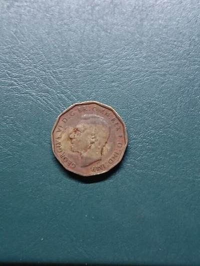 松南世界钱币——260414 英国3便士铜币