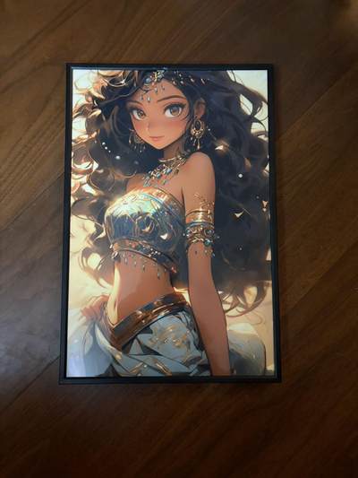 麦趣喜第六场   (4月17号周五晚上22点截拍，专注买家市场，福利拉满)  - 晶体摆台画 A4大小