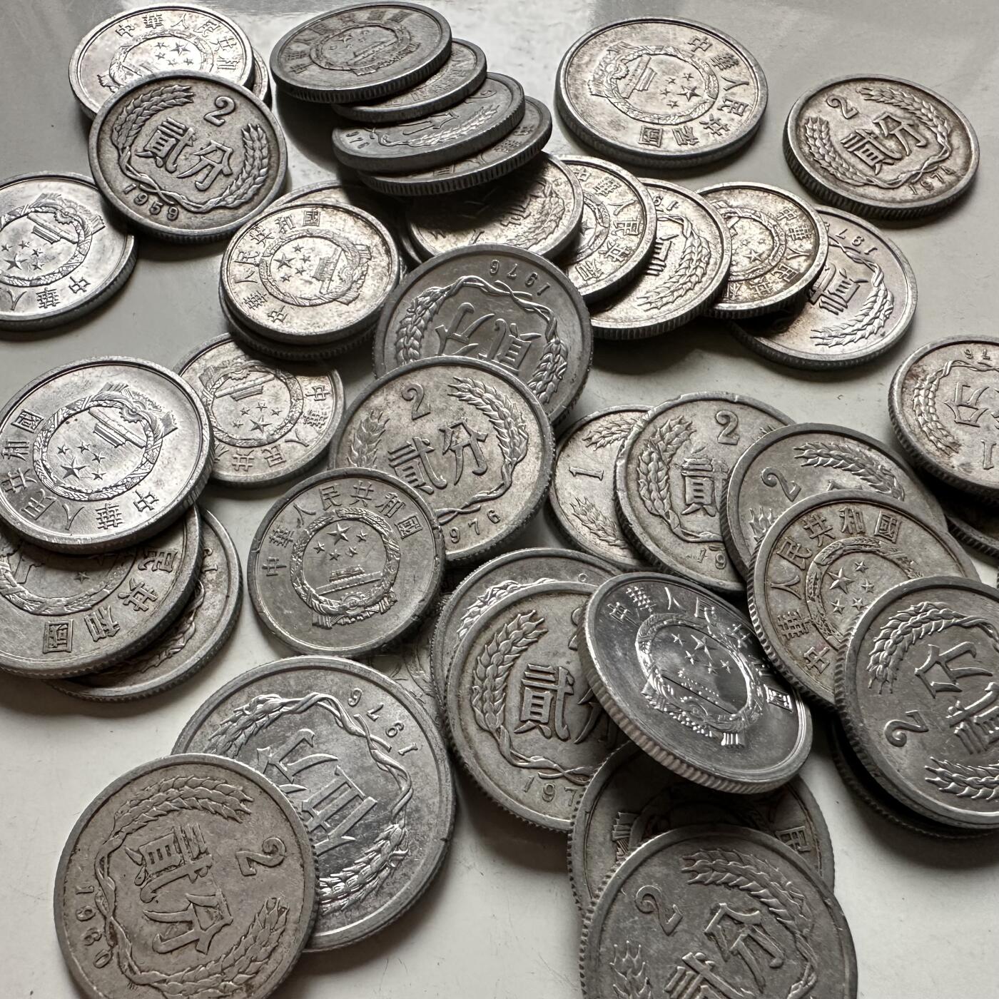 🌹外币初藏🌹🐯2026年第42场   每周二四六晚8️⃣点  80年代以前老分币50克—6