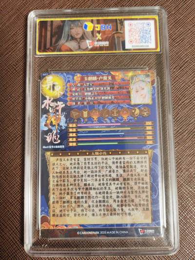 第114期阳大大卡牌拍卖第114期（持续收拍品，周五晚上九点截拍，进群福利早知道） 【9.5分】卡玩帕克 异界水浒神姬 玉麒麟卢俊义