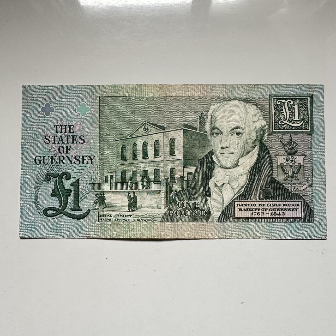 🌹外币初藏🌹🐯2026年第42场   每周二四六晚8️⃣点  根西岛 1991年1英镑纸币