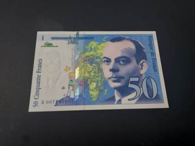 博彦收藏  4月25日 8点  钱币专场 法国 小王子50法郎 UNC