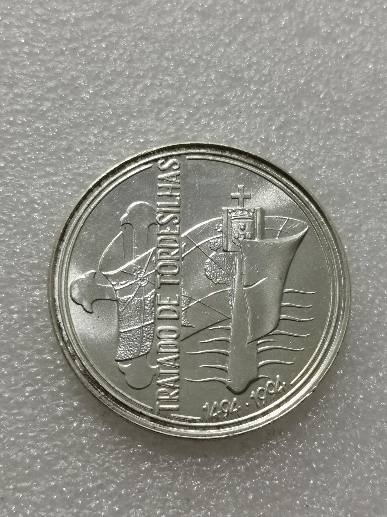 天下钱庄专场欢迎参拍 葡萄牙1000埃斯库多银币