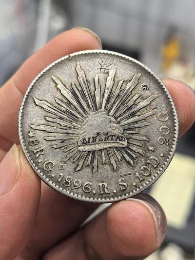 博洋堂世界钱币拍卖第168期（全场包邮） - 墨西哥1896年GO RS版鹰洋，AU底板传世老五彩