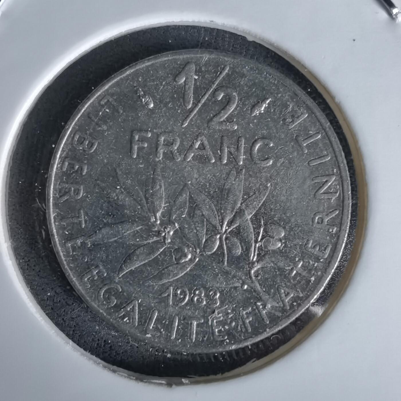 沼泽如烟--第1058场 法国1983年半法郎