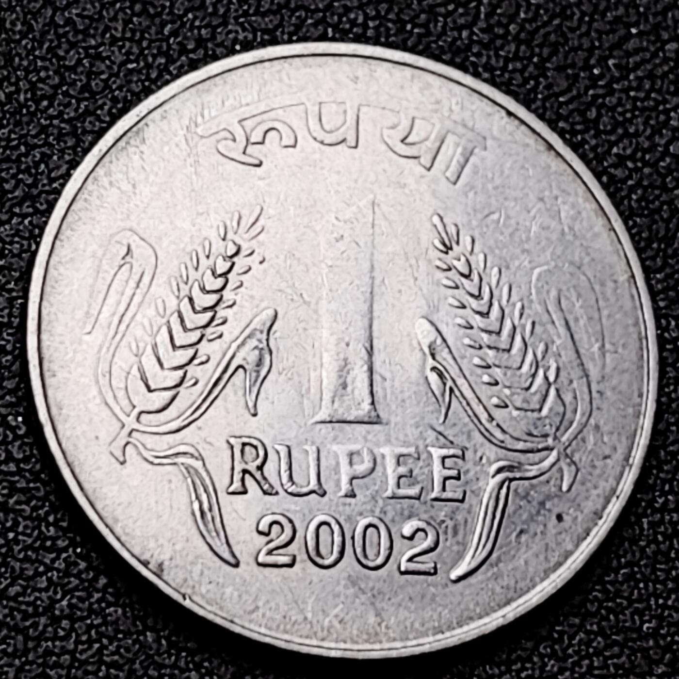 泉币菌-第226场-拍品多 请提前出价 印度1卢比 阿育王狮子座 25mm 