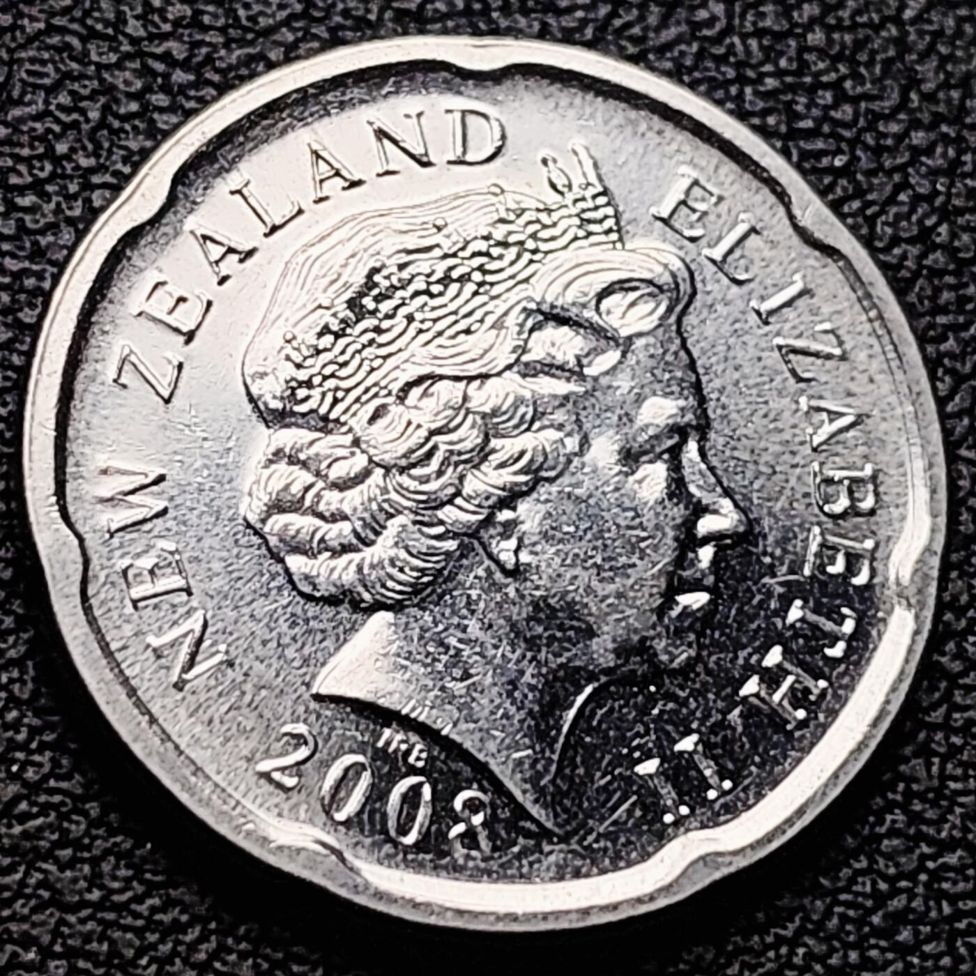 泉币菌-第227场-拍品多 请提前出价 新西兰20分硬币 毛利人图腾女王 21.7mm 大洋洲