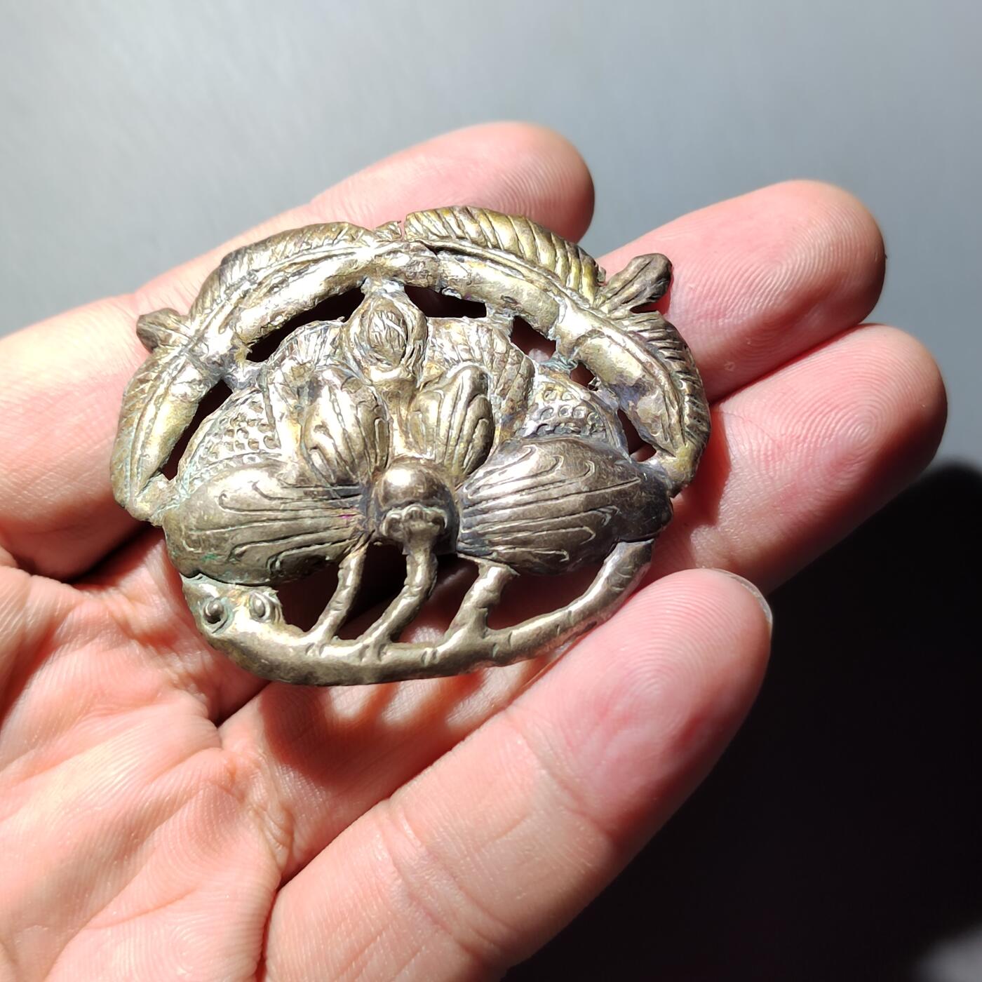 PCAI钱币  16-809  民清老银饰专场  各式纪念章小专场