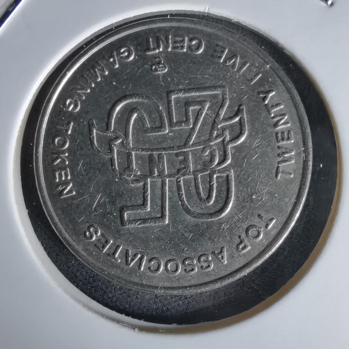 沼泽如烟--第1058场 Discovery Cruises（发现号邮轮）25美分赌场游戏代币