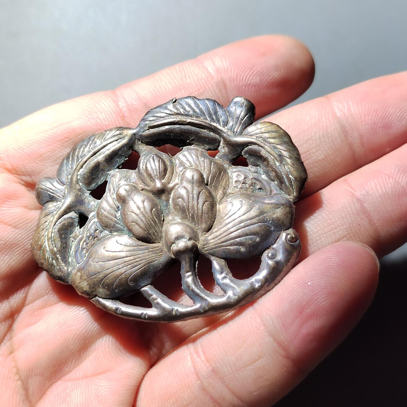 PCAI钱币  16-809  民清老银饰专场  各式纪念章小专场