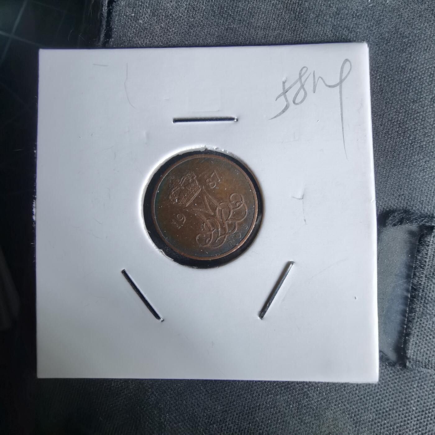 沼泽如烟--第1058场 丹麦1987年5欧尔