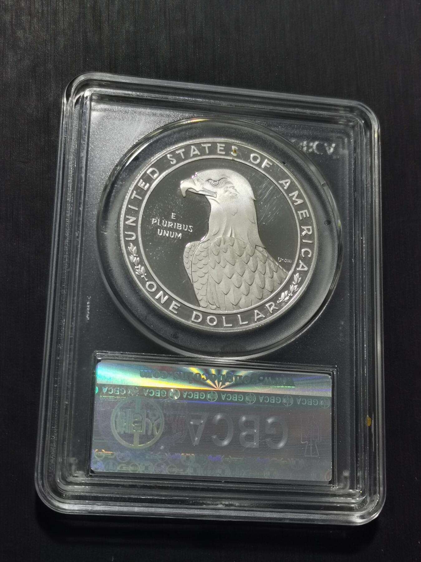 天下钱庄专场欢迎参拍 美国洛杉矶奥运会一美元银币