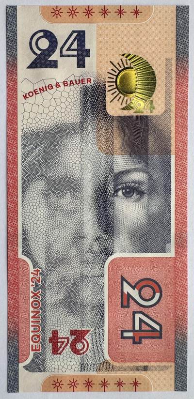 2026第7场（总第234期）：精品外钞、塑料钞、测试钞综合场  - 版三/纸质 德国高宝Koenig&Bauer 2024年“一体化生态系统”纸质版测试钞UNC