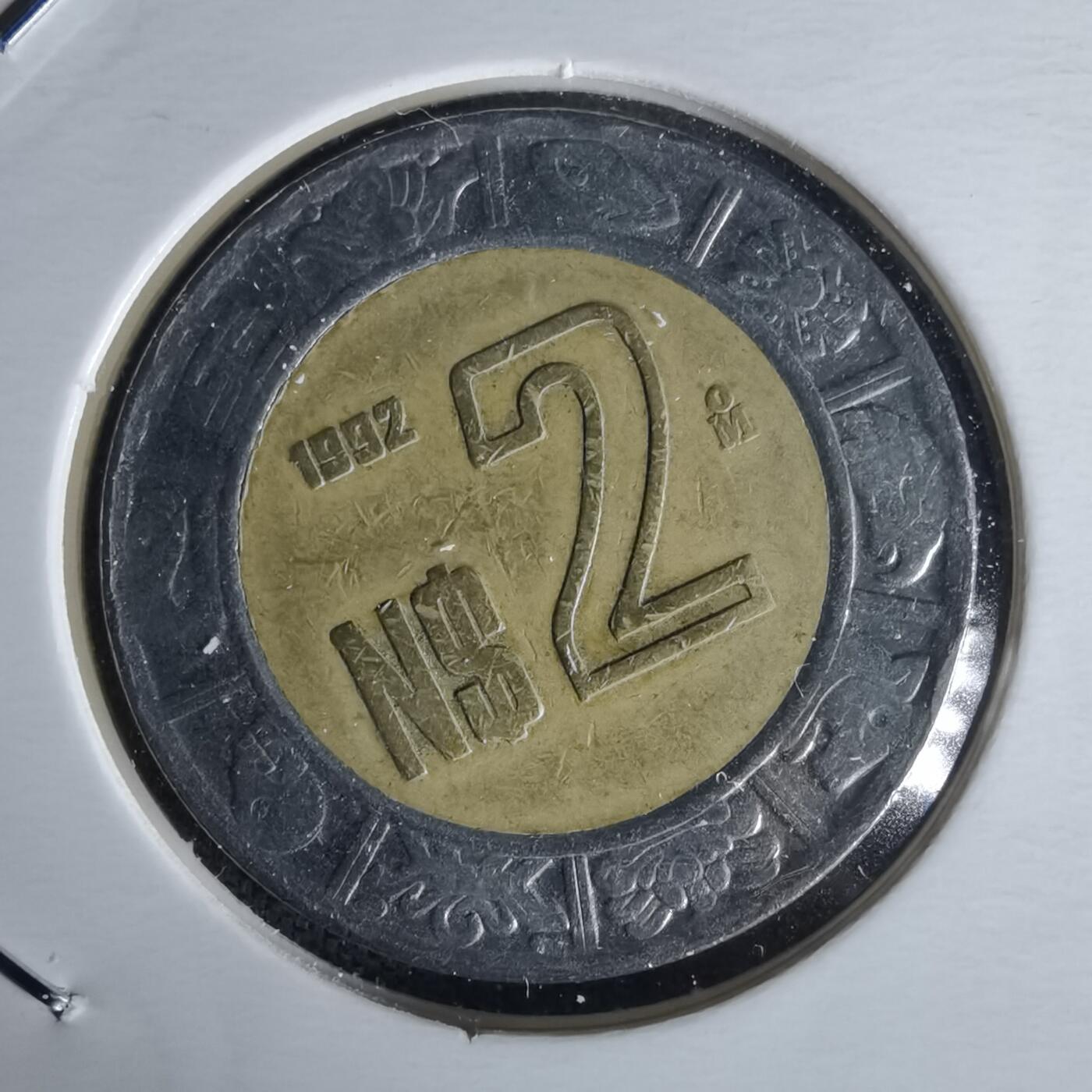 沼泽如烟--第1058场 墨西哥1992年2比索