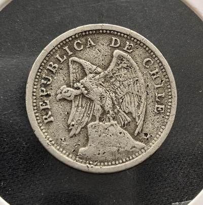 外国优质老铜币纪念币银币专场，周六晚上九点倒数截拍，满百包邮，周日发货,可寄存半年，喜欢朋友微信扫描二维码可直接参拍 - 智利1934年安第斯神鹫10分铜币，正面为国鸟安第斯神鹫，属共和国时期流通币，1960 年随比索货币改革停用。该币见证智利 20 世纪经济与货币体系的变迁。